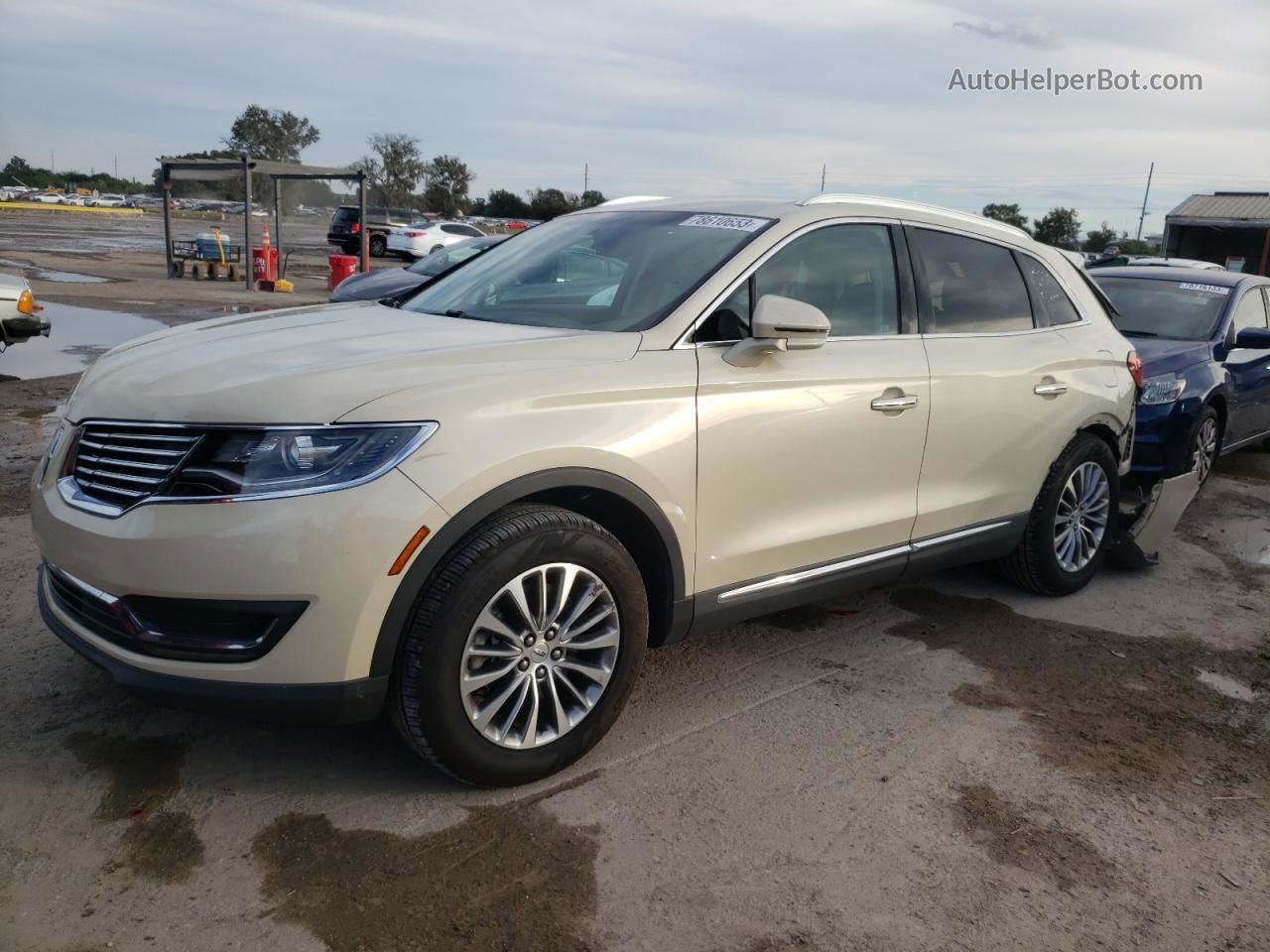 2016 Lincoln Mkx Select Cream vin: 2LMTJ6KR6GBL72654