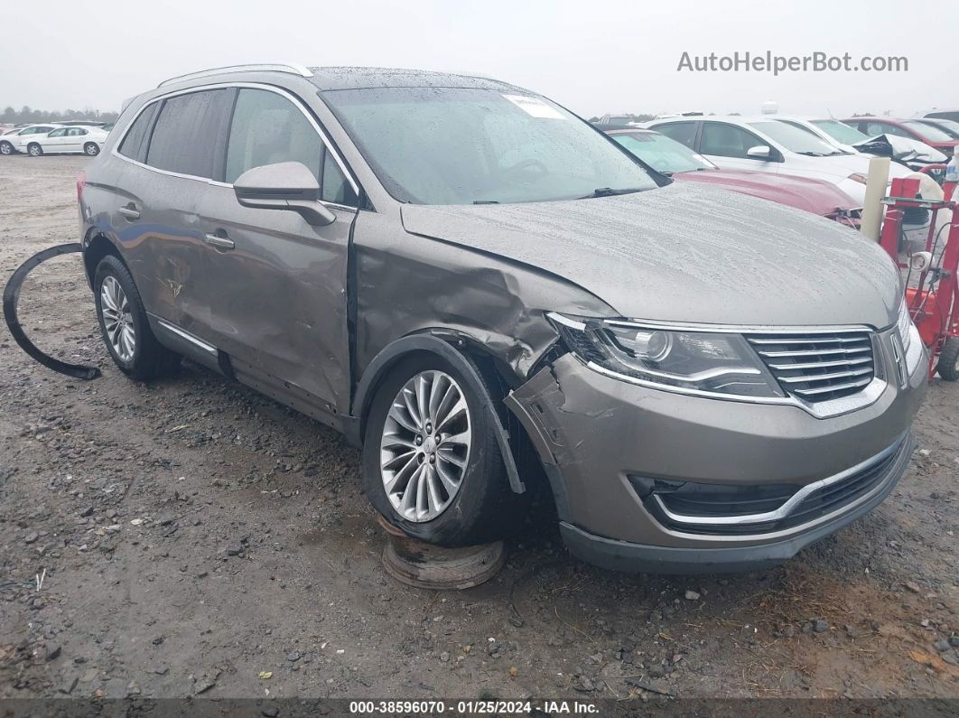 2016 Lincoln Mkx Select Beige vin: 2LMTJ6KR7GBL29361