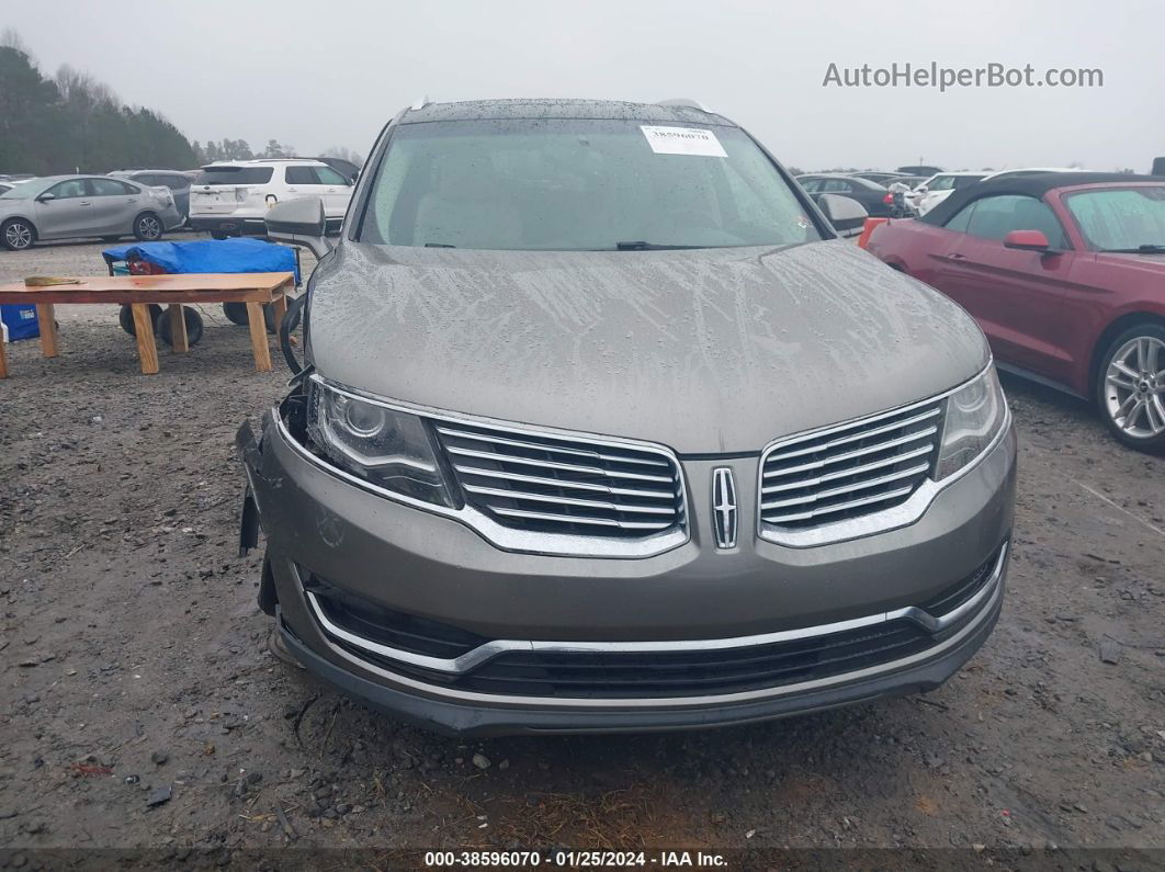 2016 Lincoln Mkx Select Бежевый vin: 2LMTJ6KR7GBL29361