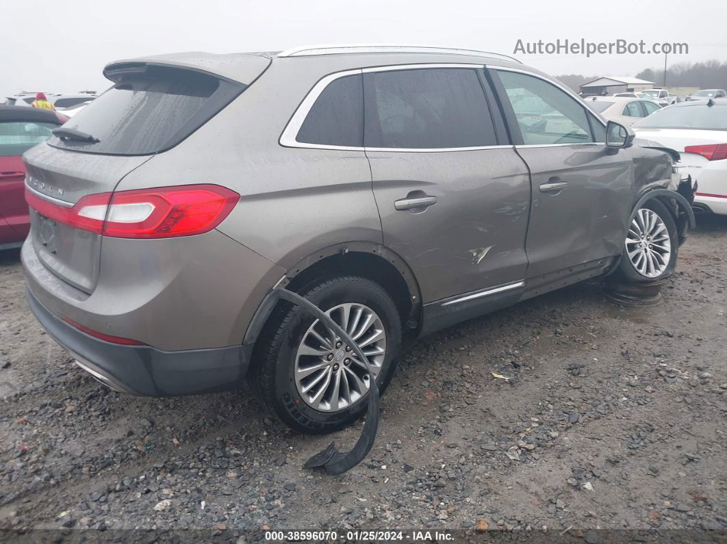 2016 Lincoln Mkx Select Beige vin: 2LMTJ6KR7GBL29361