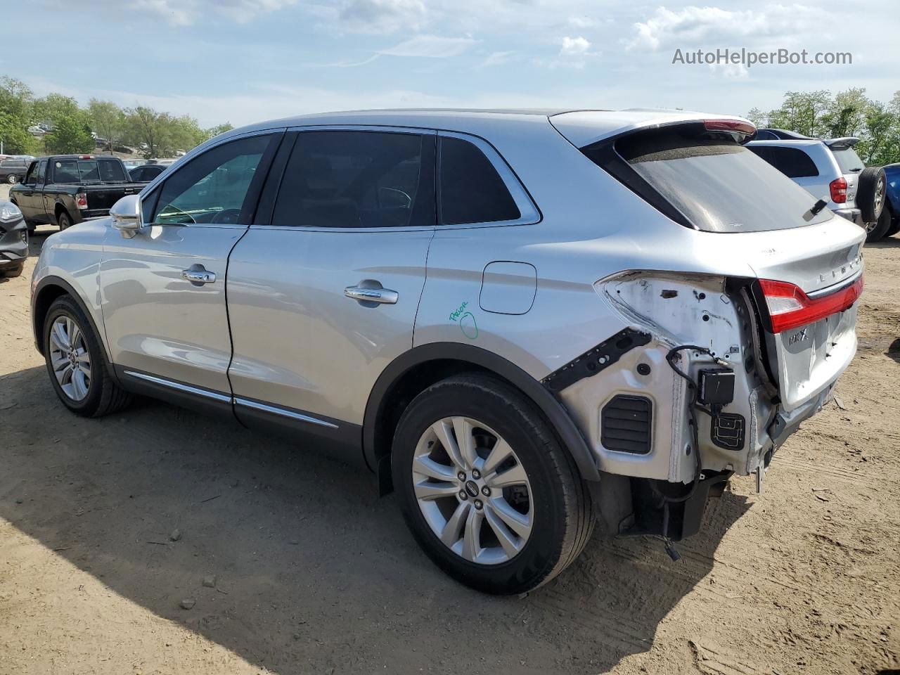 2016 Lincoln Mkx Select Silver vin: 2LMTJ6KR7GBL87647