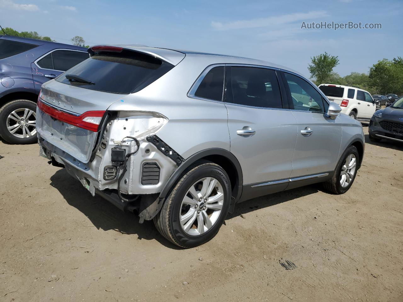 2016 Lincoln Mkx Select Silver vin: 2LMTJ6KR7GBL87647