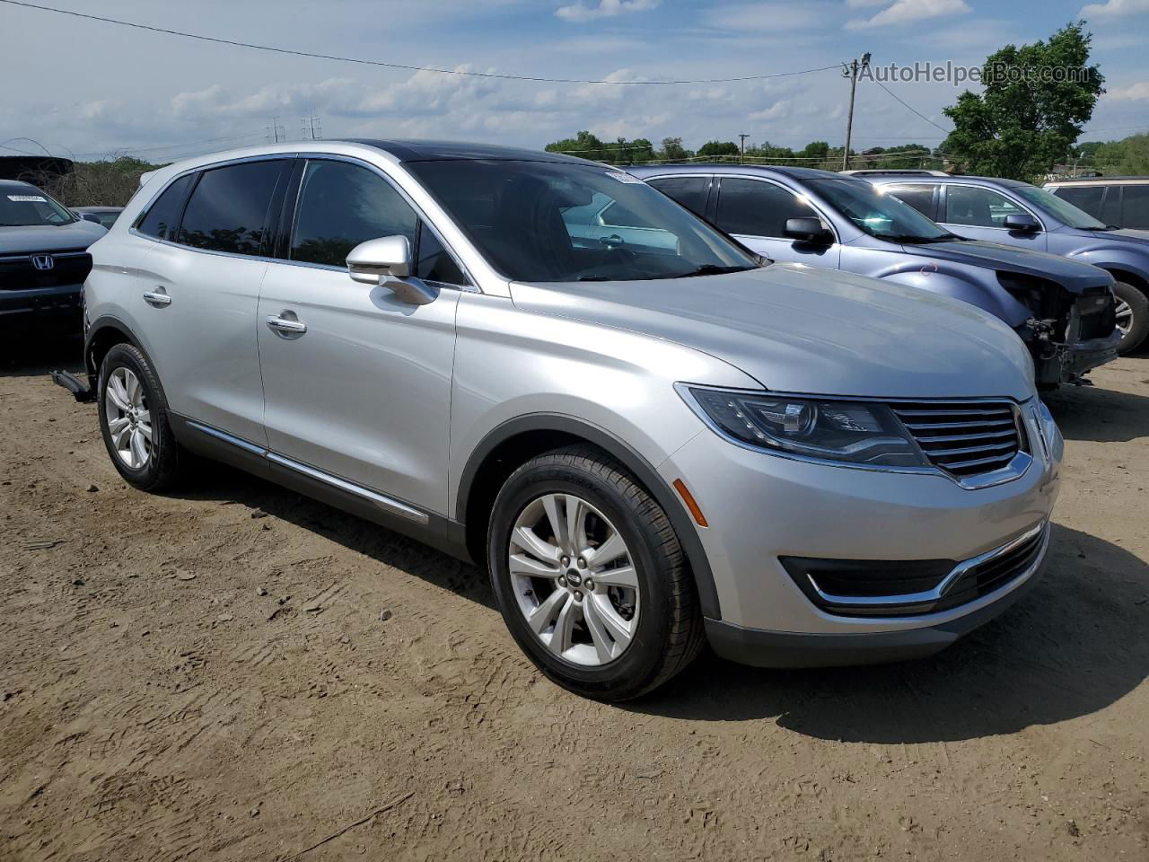 2016 Lincoln Mkx Select Silver vin: 2LMTJ6KR7GBL87647