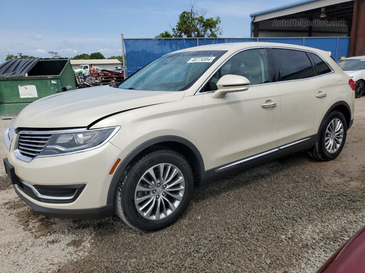 2016 Lincoln Mkx Select Cream vin: 2LMTJ6KR9GBL35047