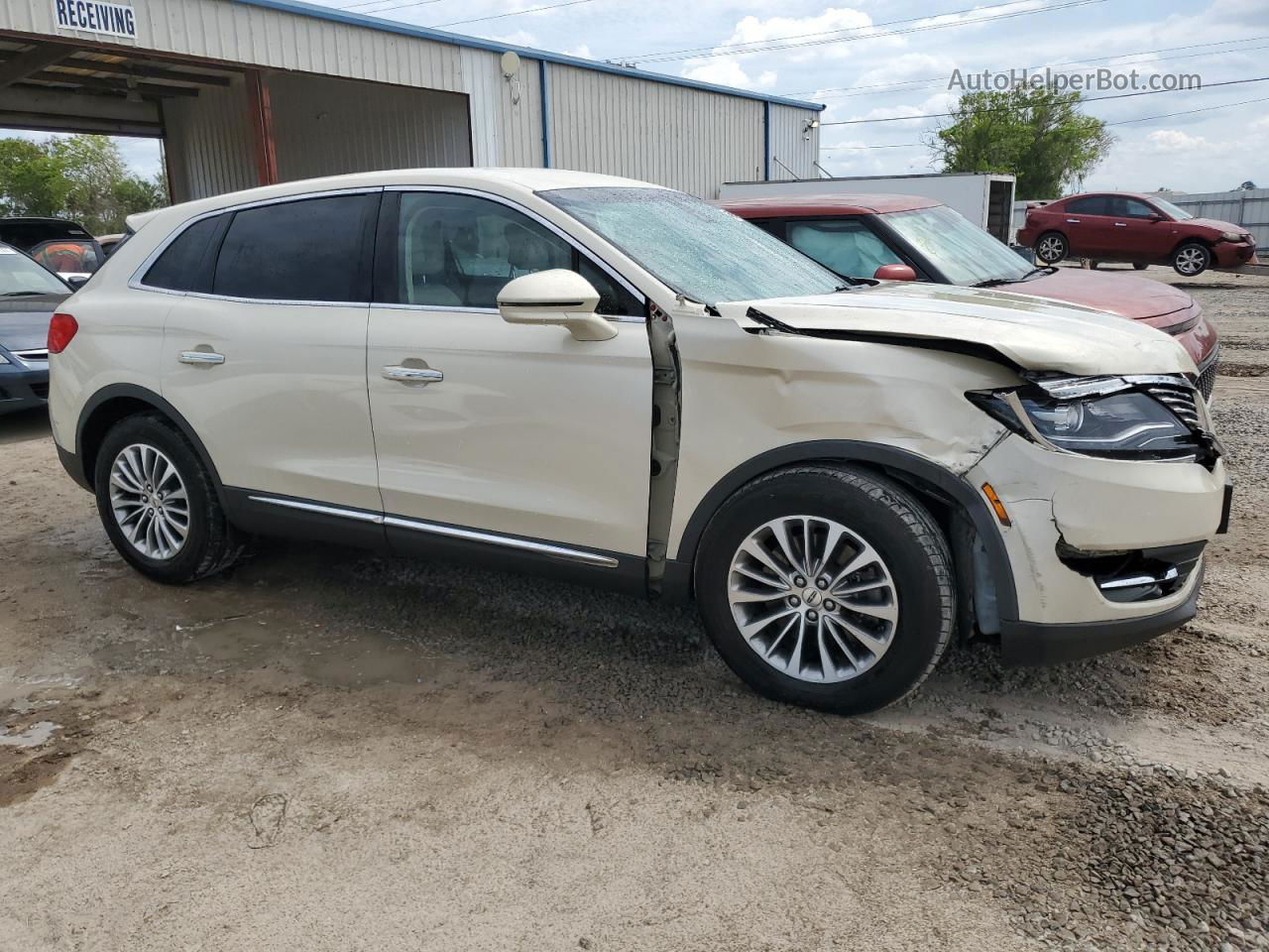 2016 Lincoln Mkx Select Cream vin: 2LMTJ6KR9GBL35047