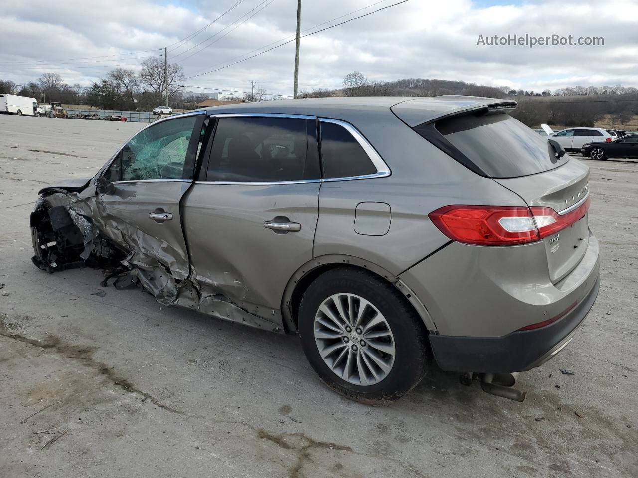 2016 Lincoln Mkx Select Gray vin: 2LMTJ6KR9GBL60630