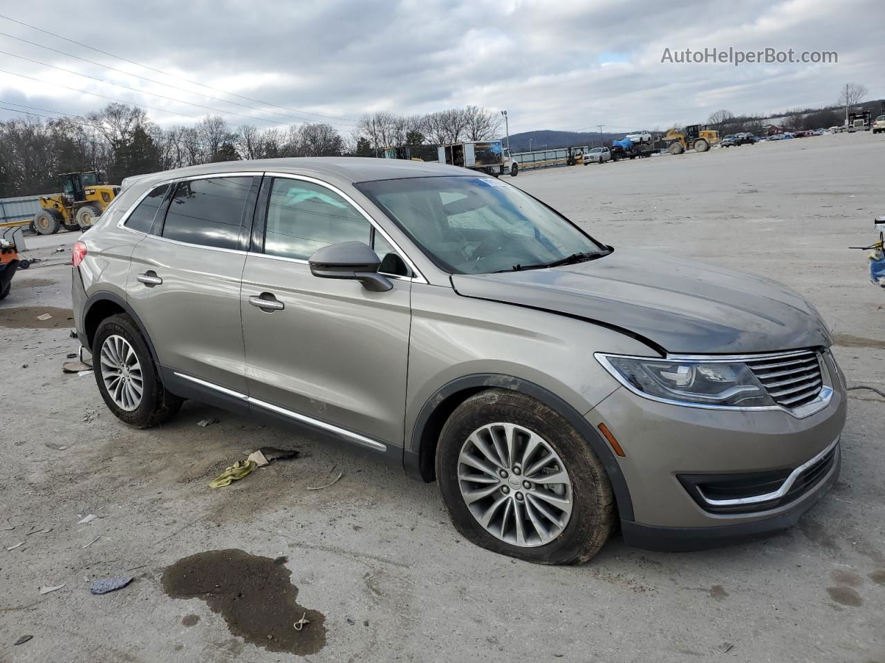 2016 Lincoln Mkx Select Gray vin: 2LMTJ6KR9GBL60630