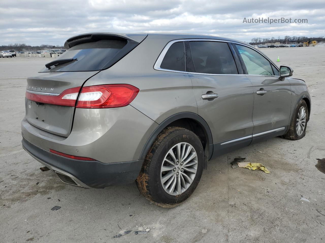 2016 Lincoln Mkx Select Gray vin: 2LMTJ6KR9GBL60630