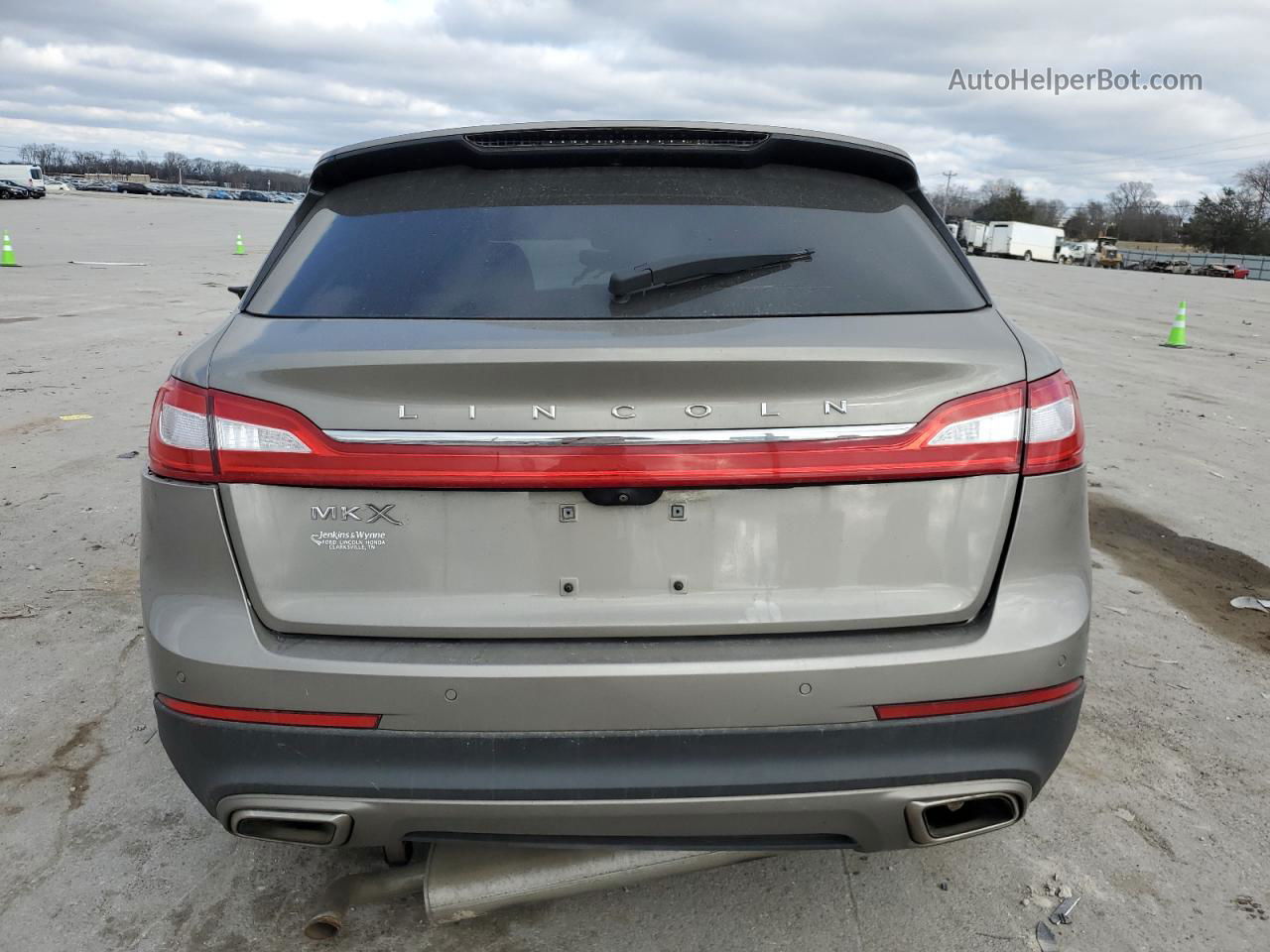 2016 Lincoln Mkx Select Gray vin: 2LMTJ6KR9GBL60630