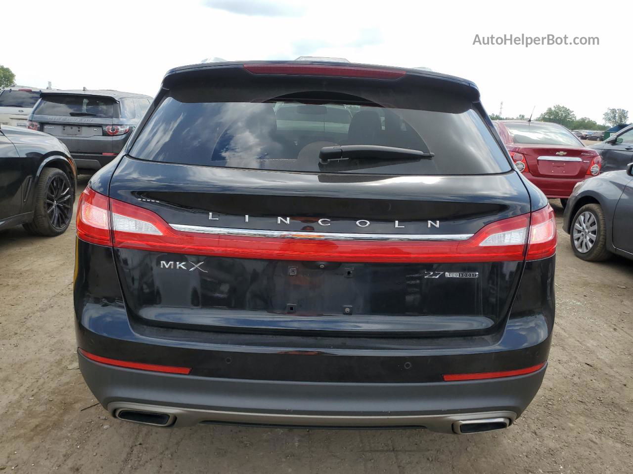 2016 Lincoln Mkx Reserve Black vin: 2LMTJ6LP0GBL51781