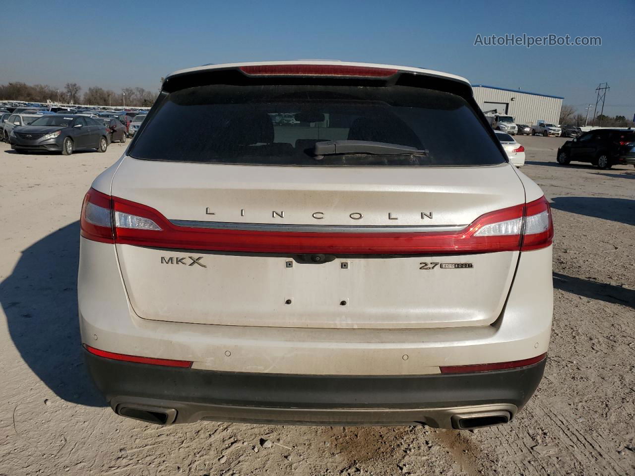 2016 Lincoln Mkx Reserve Белый vin: 2LMTJ6LP2GBL69943