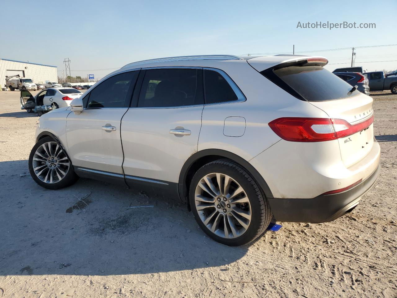 2016 Lincoln Mkx Reserve Белый vin: 2LMTJ6LP2GBL69943