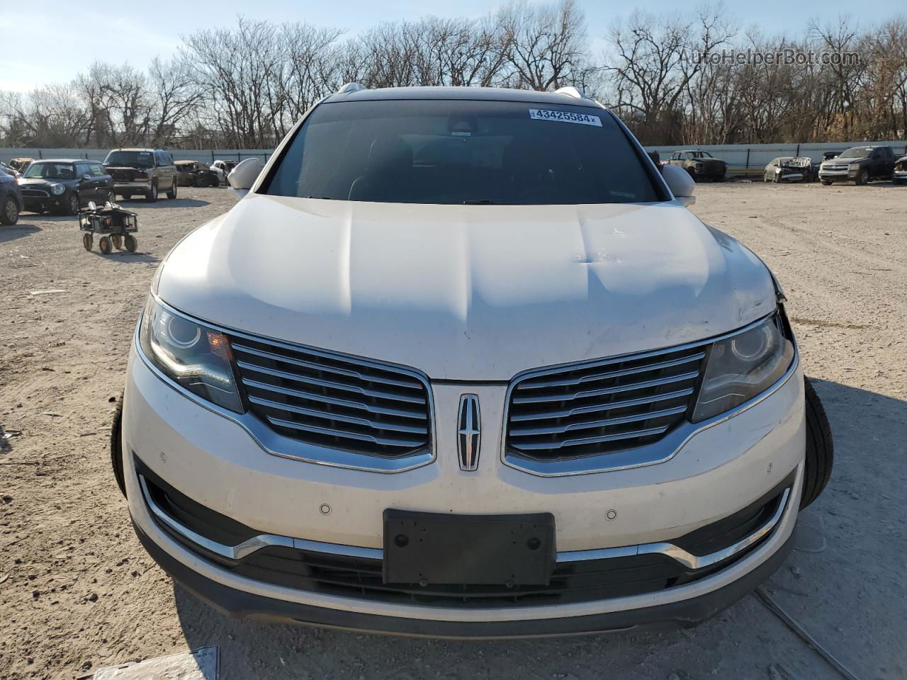 2016 Lincoln Mkx Reserve Белый vin: 2LMTJ6LP2GBL69943