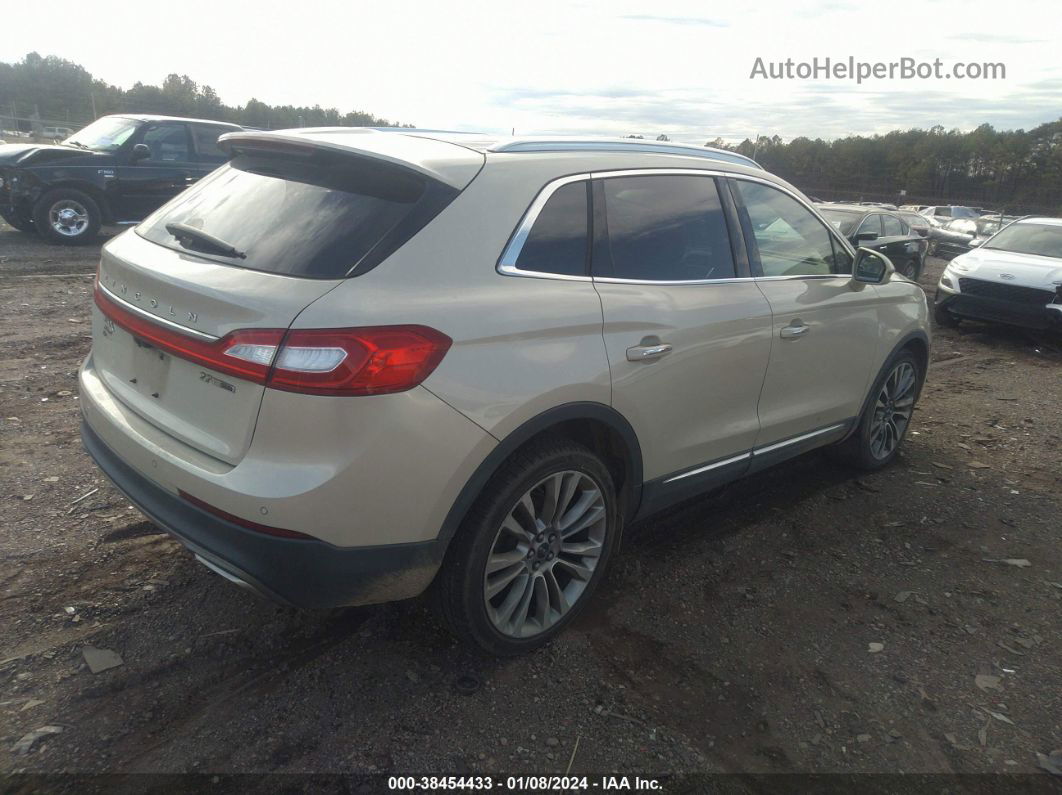 2016 Lincoln Mkx Reserve Cream vin: 2LMTJ6LP4GBL38614