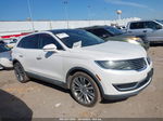 2016 Lincoln Mkx Reserve White vin: 2LMTJ6LR0GBL42631