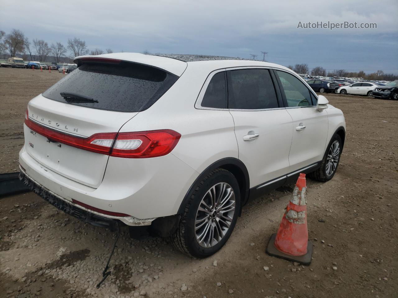 2016 Lincoln Mkx Reserve Белый vin: 2LMTJ6LR1GBL29628