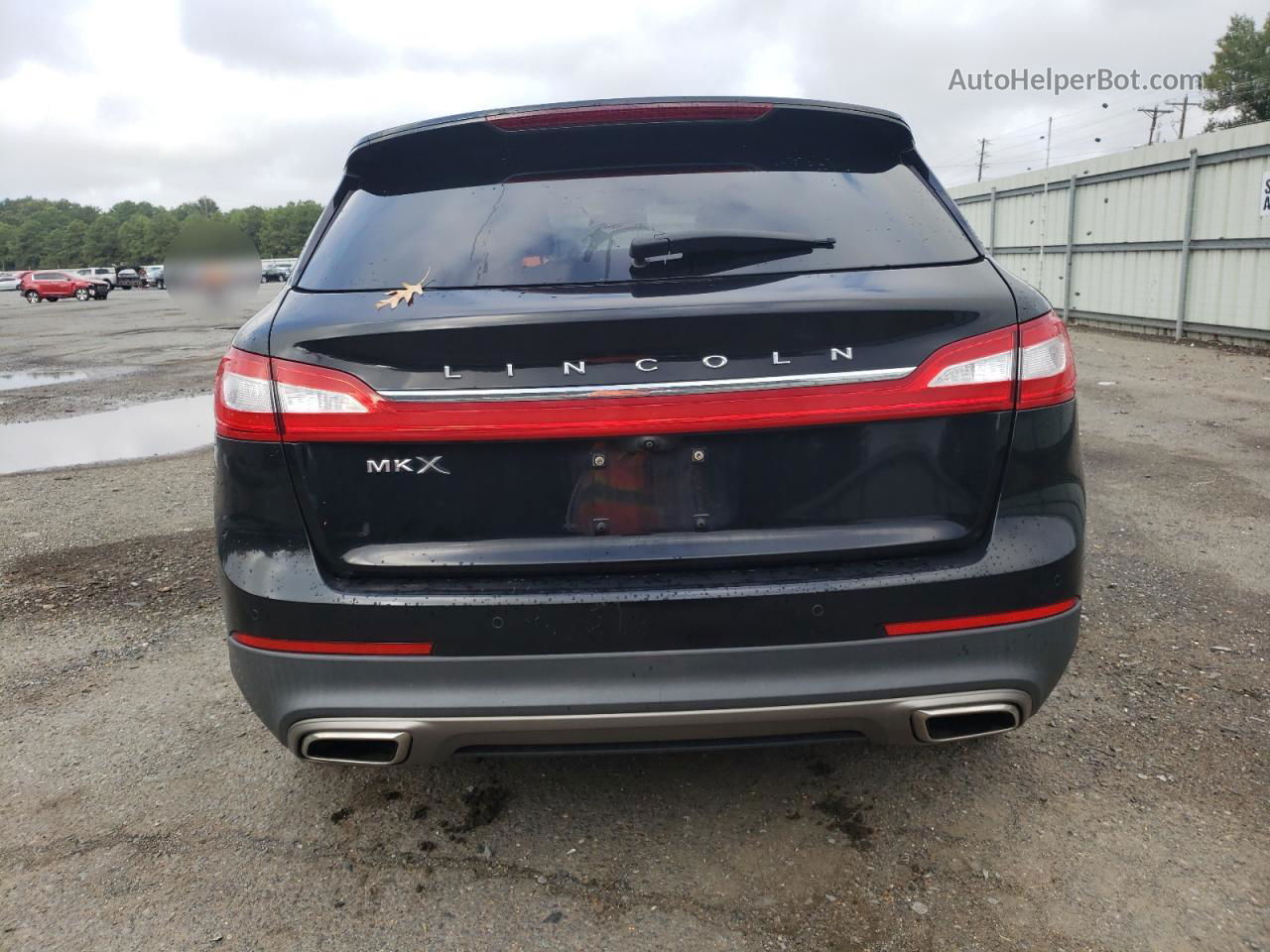 2016 Lincoln Mkx Reserve Black vin: 2LMTJ6LR1GBL53377