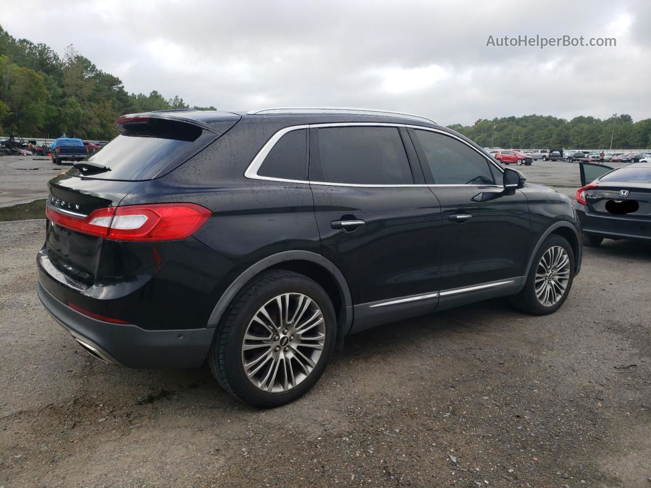 2016 Lincoln Mkx Reserve Black vin: 2LMTJ6LR1GBL53377