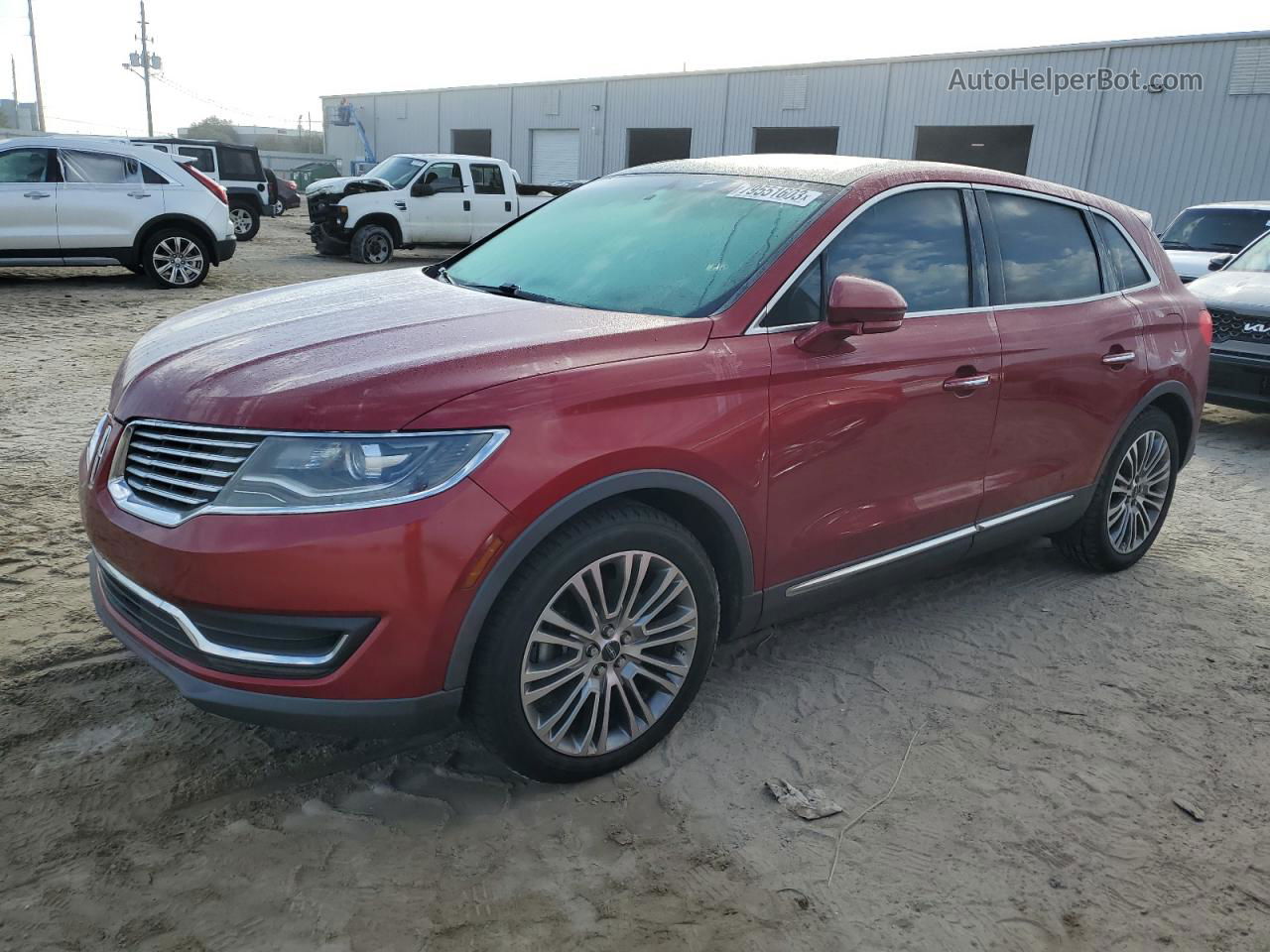 2016 Lincoln Mkx Reserve Красный vin: 2LMTJ6LR1GBL71362