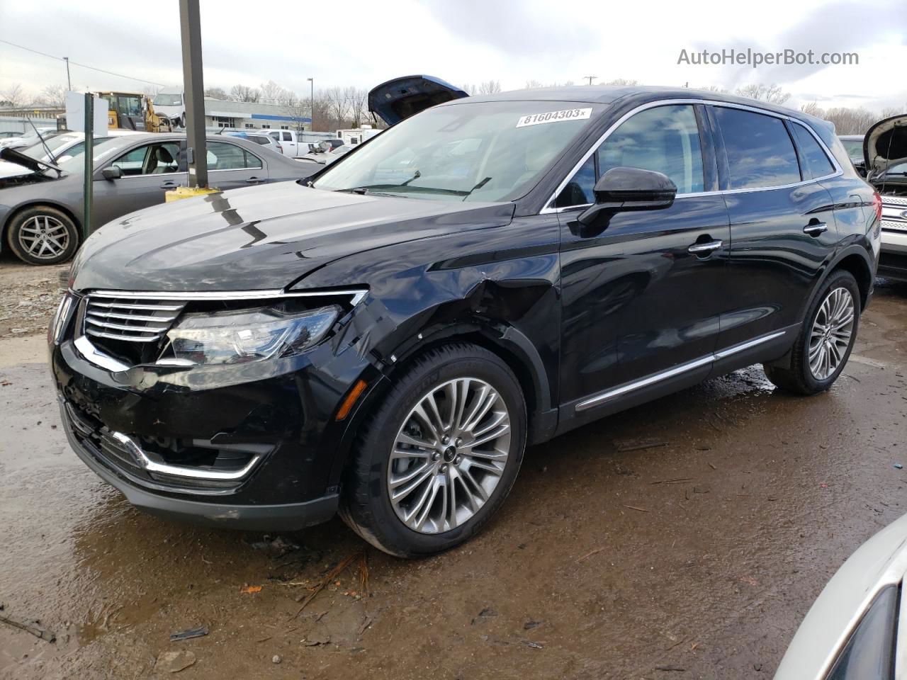 2016 Lincoln Mkx Reserve Black vin: 2LMTJ6LR1GBL76870