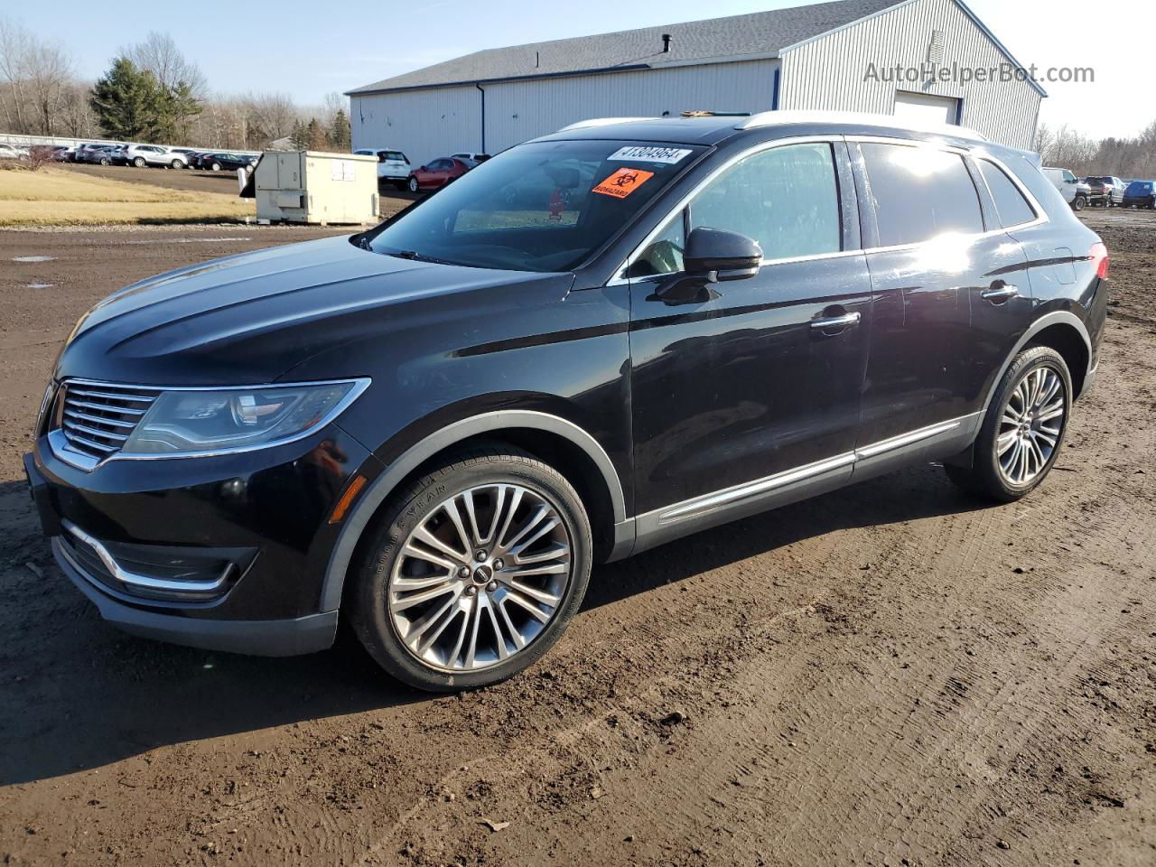 2016 Lincoln Mkx Reserve Черный vin: 2LMTJ6LR2GBL48513