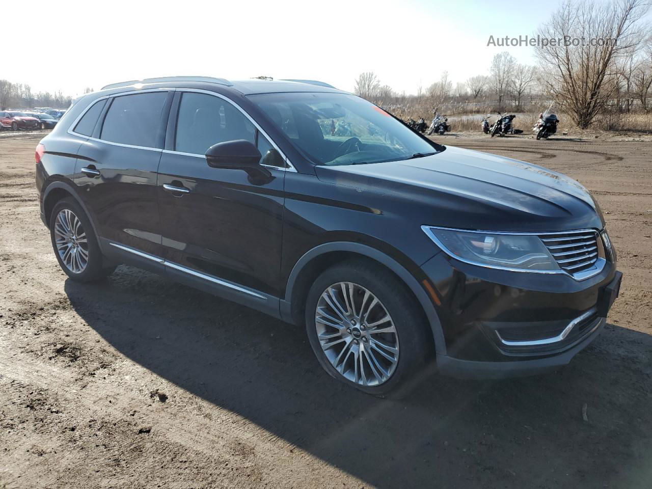 2016 Lincoln Mkx Reserve Black vin: 2LMTJ6LR2GBL48513