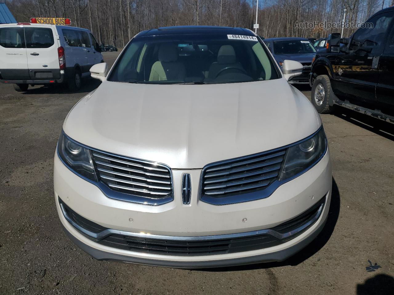 2016 Lincoln Mkx Reserve Белый vin: 2LMTJ6LR2GBL62752