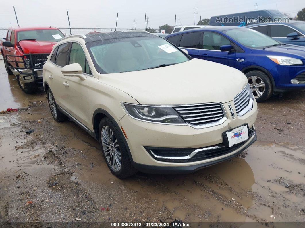 2016 Lincoln Mkx Reserve Белый vin: 2LMTJ6LR2GBL88705