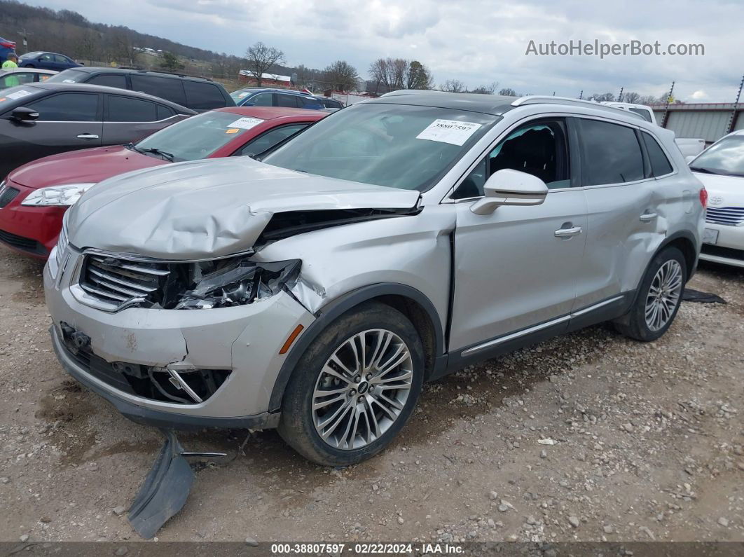 2016 Lincoln Mkx Reserve Серебряный vin: 2LMTJ6LR3GBL53378