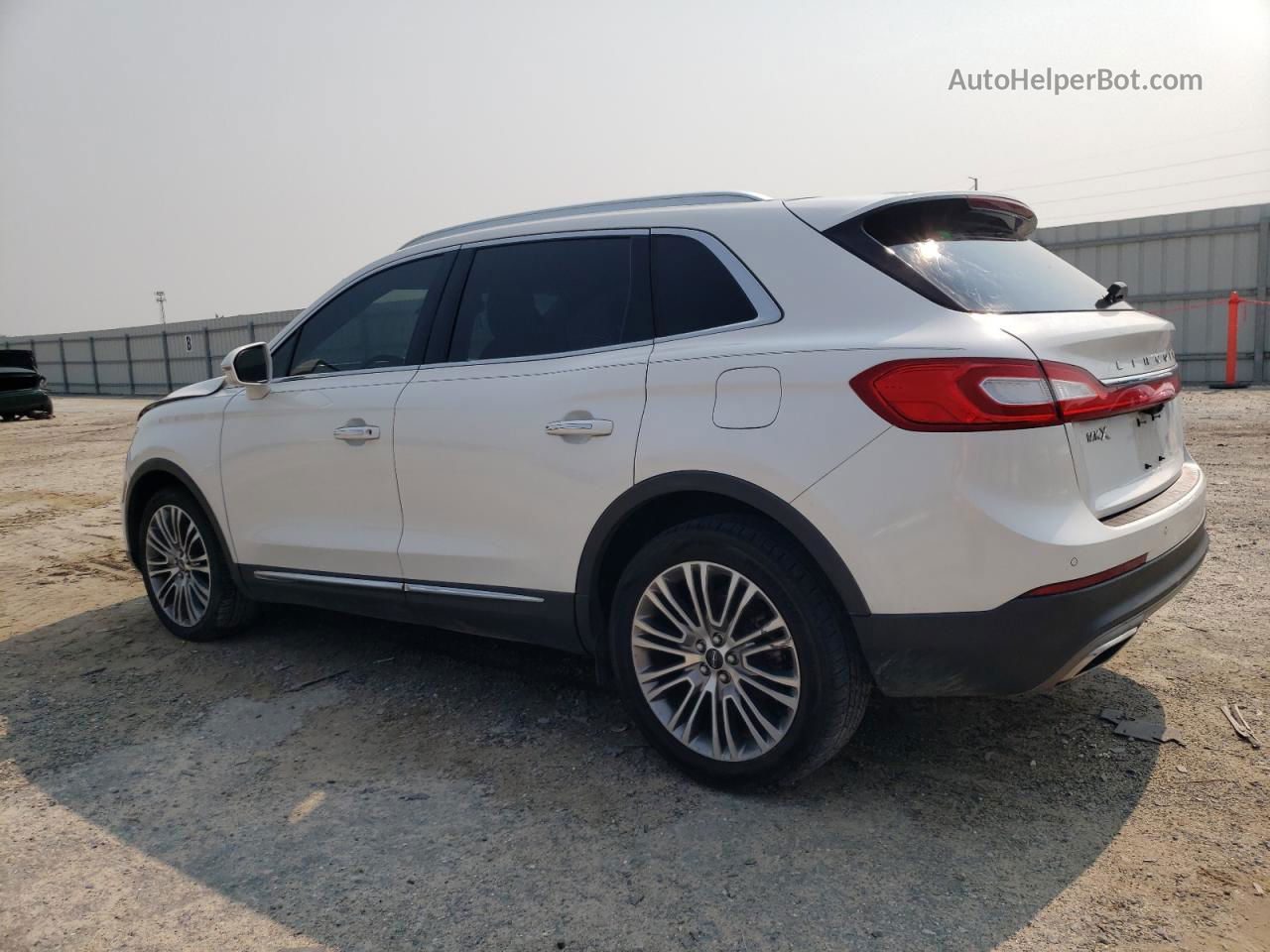 2016 Lincoln Mkx Reserve White vin: 2LMTJ6LR3GBL55230