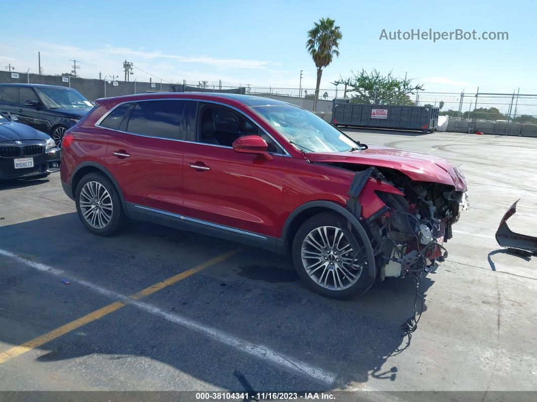 2016 Lincoln Mkx Reserve Red vin: 2LMTJ6LR5GBL35237