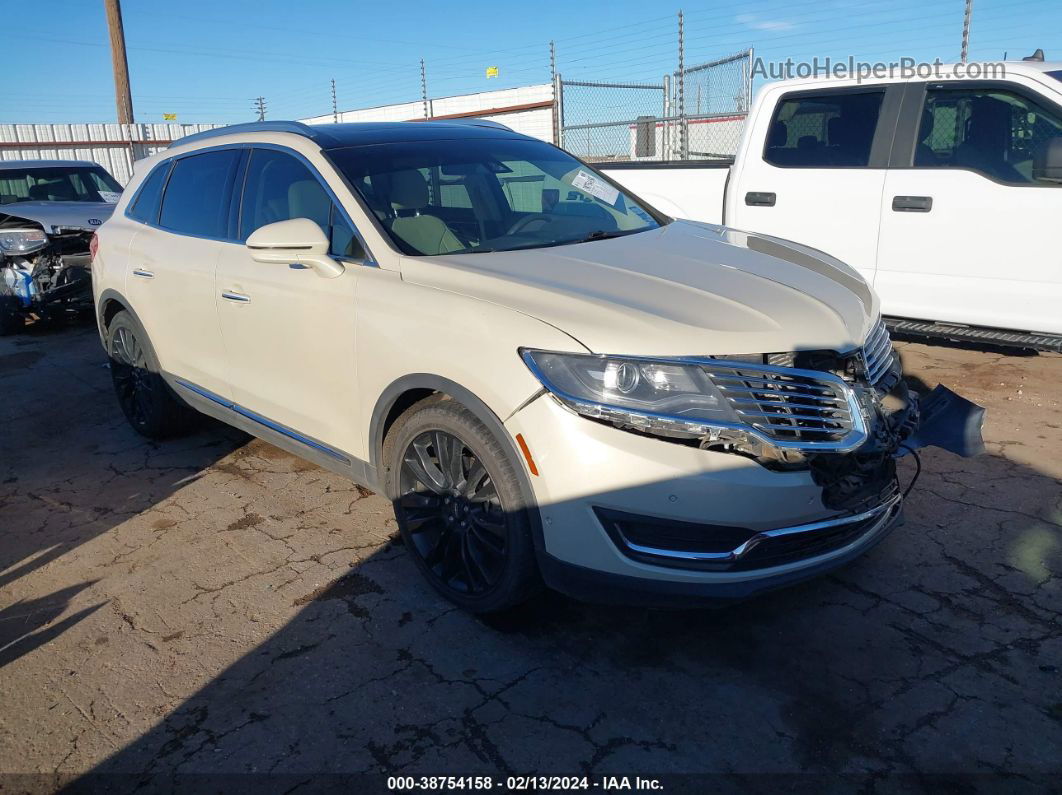 2016 Lincoln Mkx Reserve Cream vin: 2LMTJ6LR6GBL22884