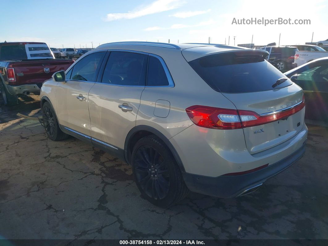 2016 Lincoln Mkx Reserve Кремовый vin: 2LMTJ6LR6GBL22884