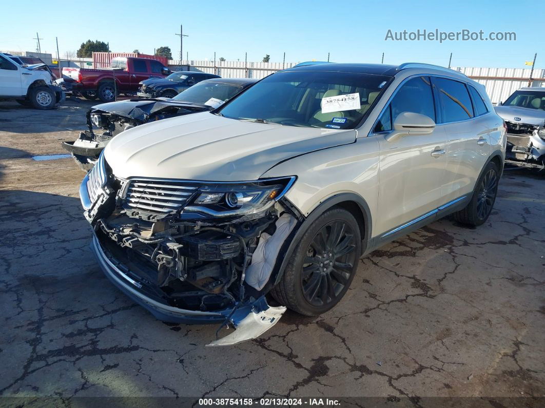 2016 Lincoln Mkx Reserve Cream vin: 2LMTJ6LR6GBL22884