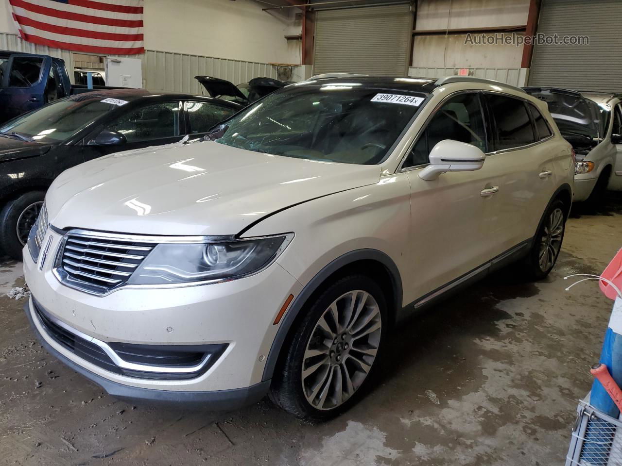 2016 Lincoln Mkx Reserve Beige vin: 2LMTJ6LR6GBL39975