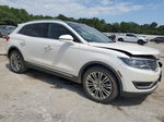 2016 Lincoln Mkx Reserve White vin: 2LMTJ6LR6GBL43766