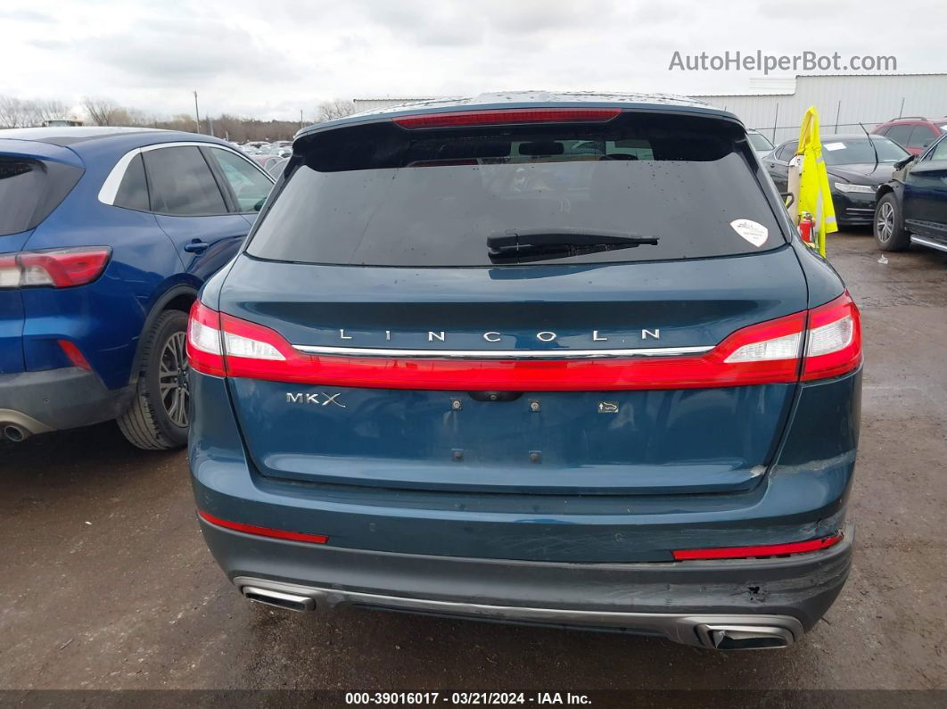 2016 Lincoln Mkx Reserve Синий vin: 2LMTJ6LR8GBL44739