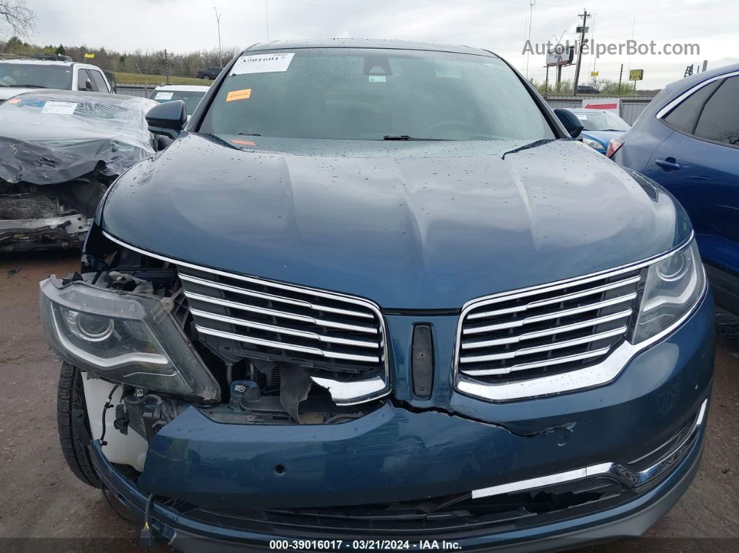 2016 Lincoln Mkx Reserve Синий vin: 2LMTJ6LR8GBL44739