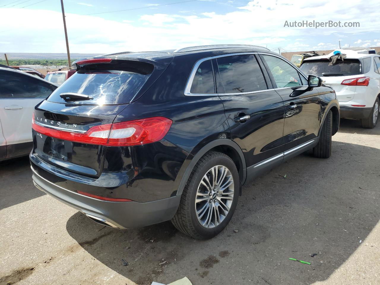 2016 Lincoln Mkx Reserve Black vin: 2LMTJ6LR8GBL83508