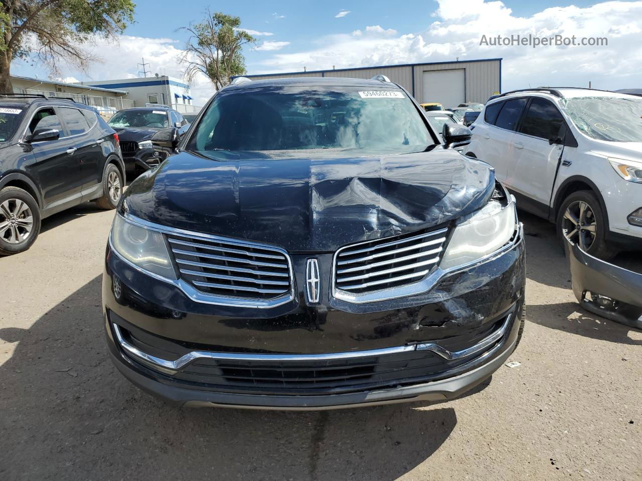 2016 Lincoln Mkx Reserve Black vin: 2LMTJ6LR8GBL83508