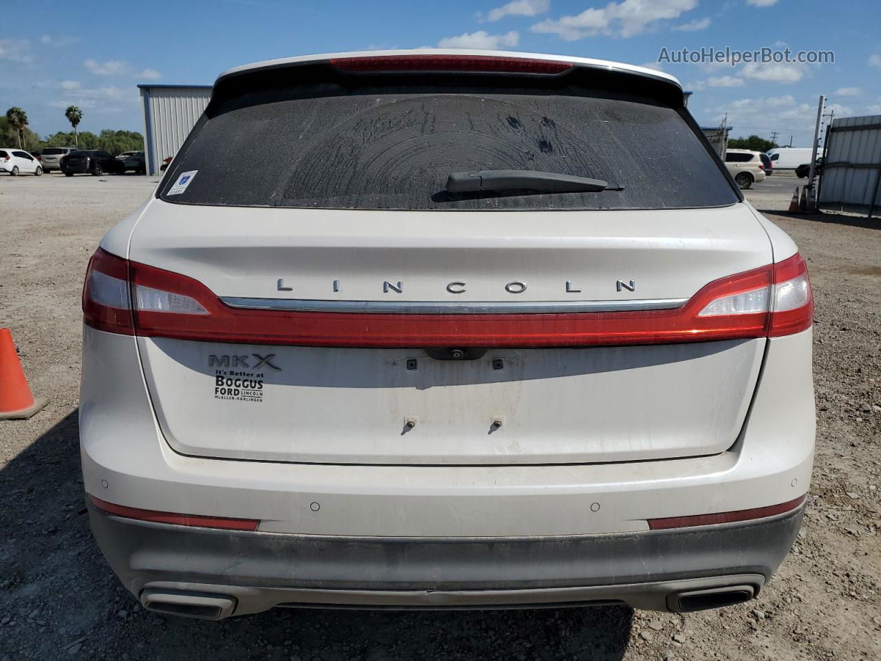 2016 Lincoln Mkx Reserve Белый vin: 2LMTJ6LR9GBL79449