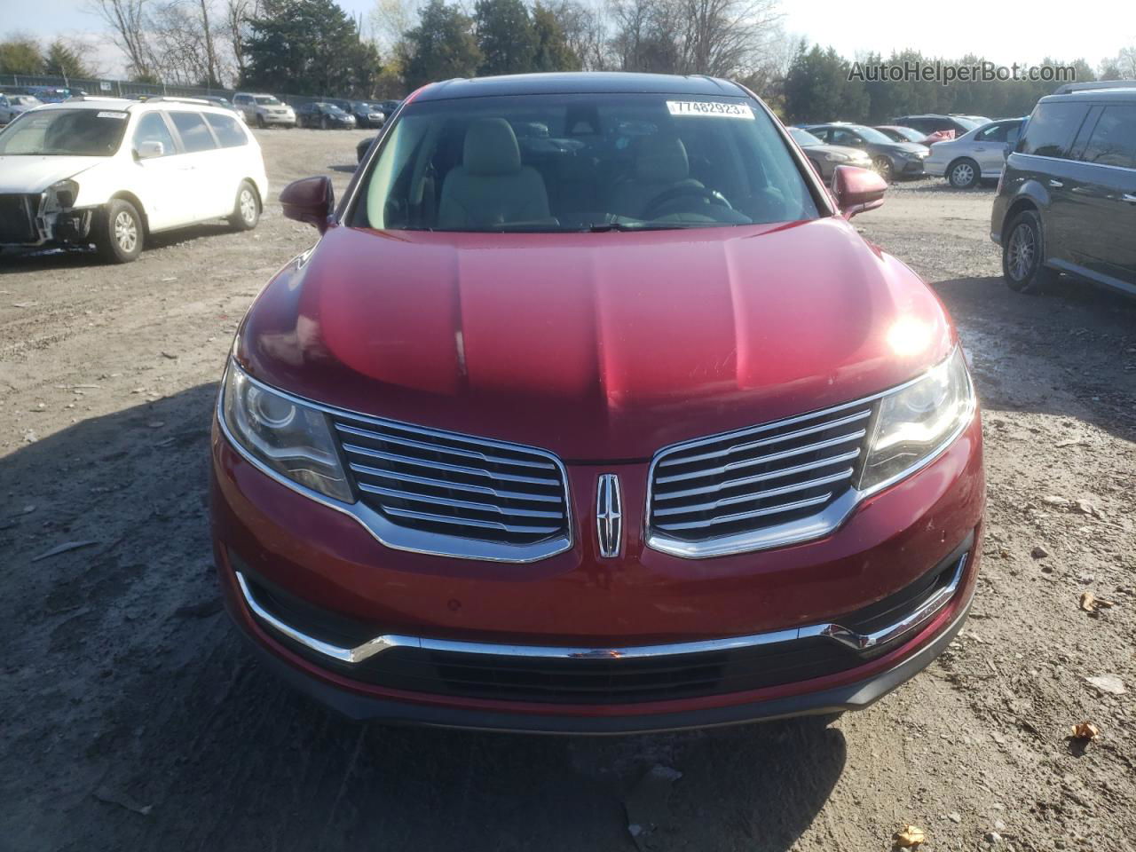 2016 Lincoln Mkx Reserve Burgundy vin: 2LMTJ6LRXGBL73899