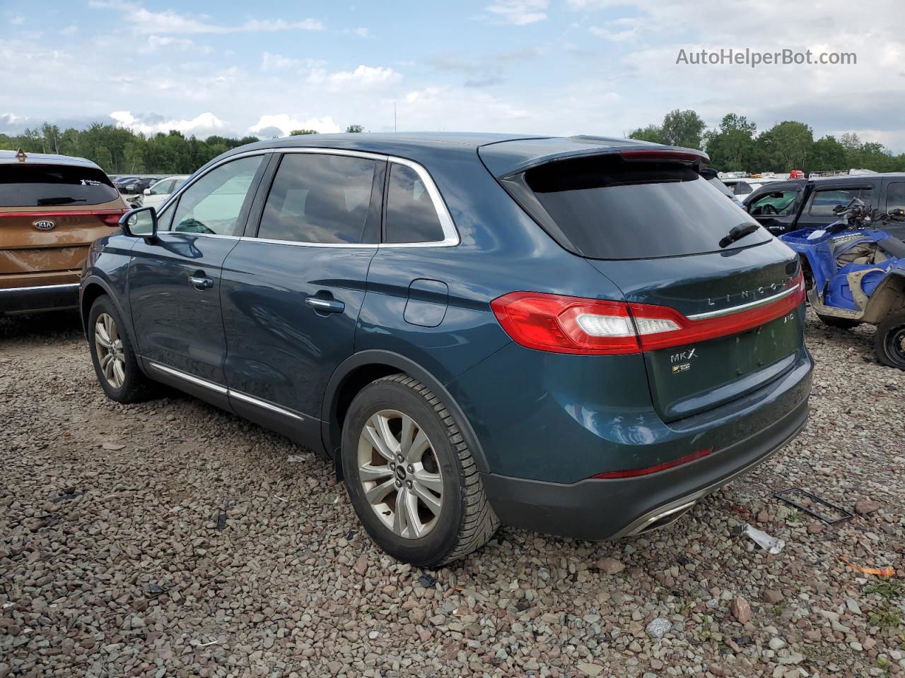 2016 Lincoln Mkx Premiere Зеленый vin: 2LMTJ8JR9GBL78705