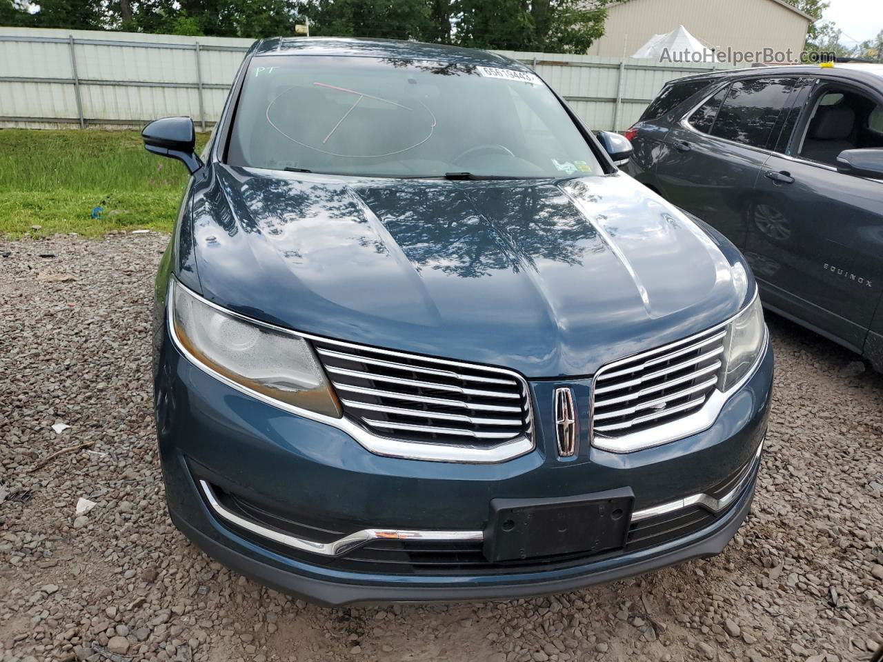 2016 Lincoln Mkx Premiere Green vin: 2LMTJ8JR9GBL78705