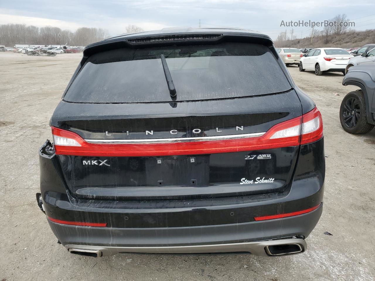 2016 Lincoln Mkx Select Черный vin: 2LMTJ8KP0GBL66844