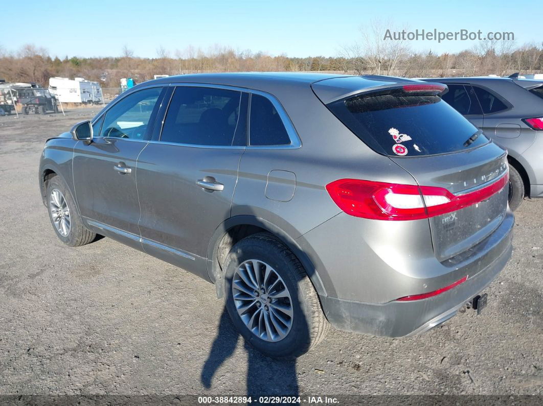 2016 Lincoln Mkx Select Gray vin: 2LMTJ8KP8GBL35647