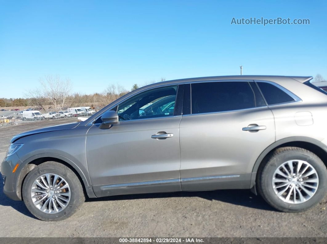 2016 Lincoln Mkx Select Серый vin: 2LMTJ8KP8GBL35647