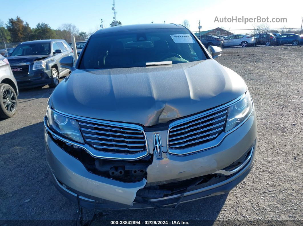 2016 Lincoln Mkx Select Gray vin: 2LMTJ8KP8GBL35647