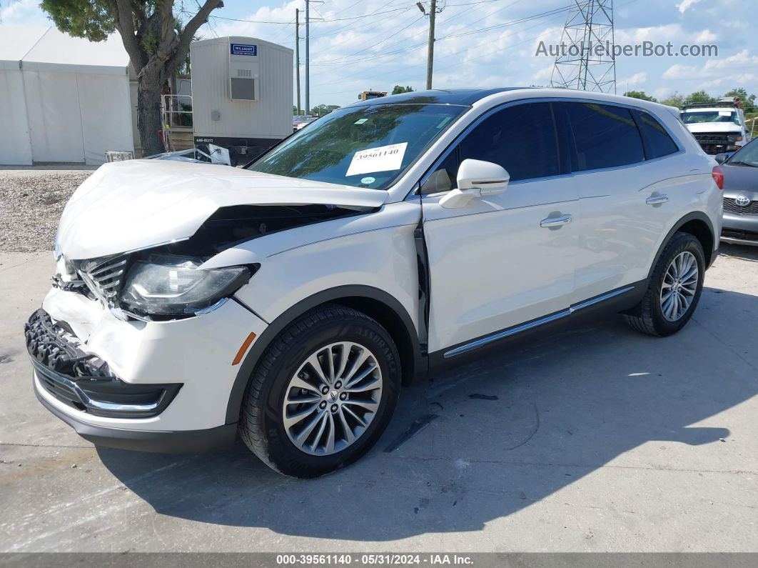 2016 Lincoln Mkx Select White vin: 2LMTJ8KPXGBL71341