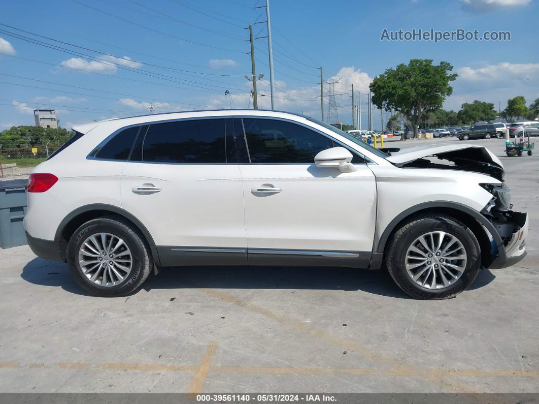 2016 Lincoln Mkx Select White vin: 2LMTJ8KPXGBL71341